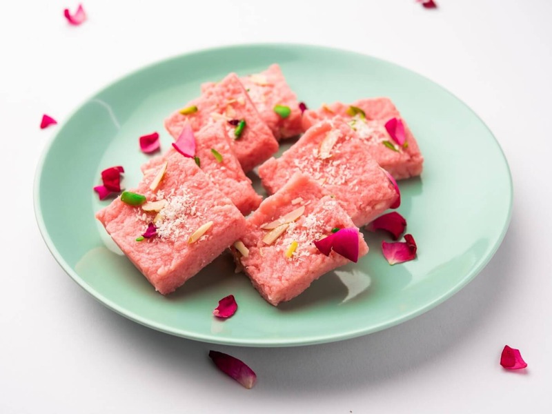 Rose Burfi